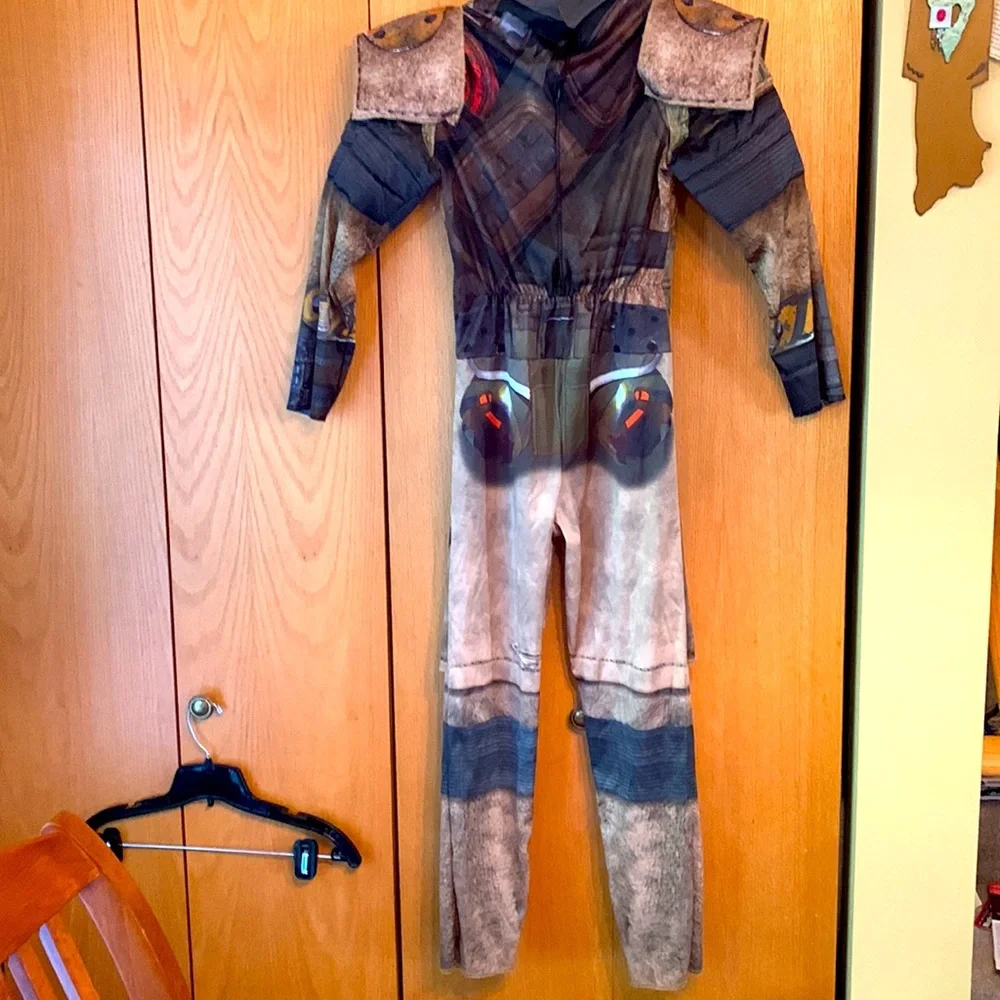 Apex Legends Bloodhound warrior outfit costume 10-12 LG Halloween NO MASK EUC